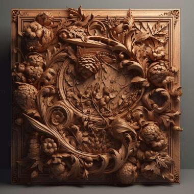 Patterns and decorations stl parts 3 3d model
